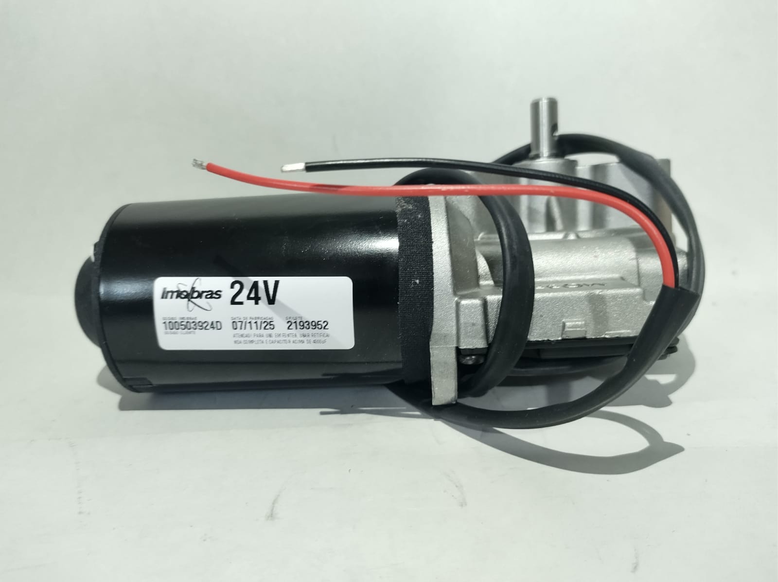 MOTOREDUTOR IMOBRAS 24V 45RPM C/FURO 100503924 — imagem 2