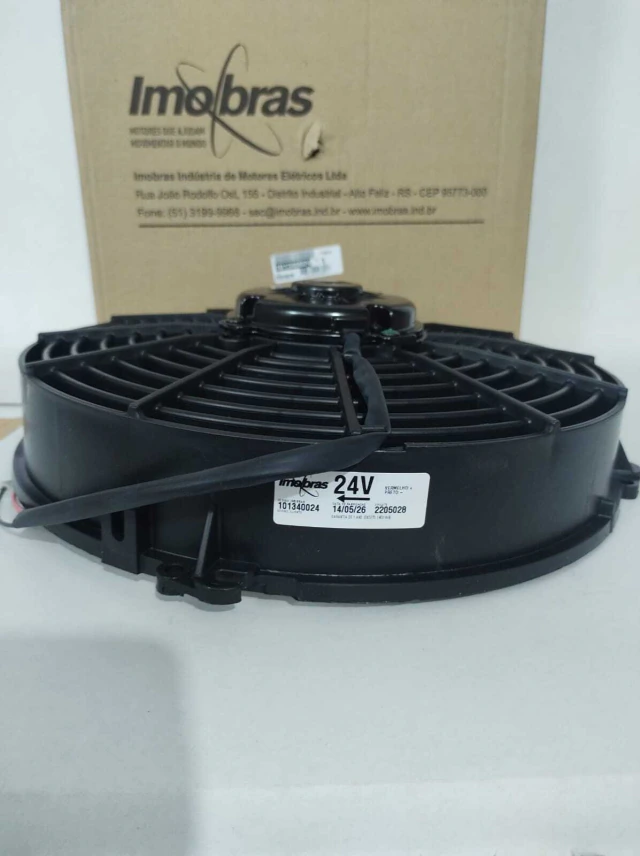 ELETROVENTILADOR AXIAL IMOBRAS 24VCC SOPRANTE 101340024
