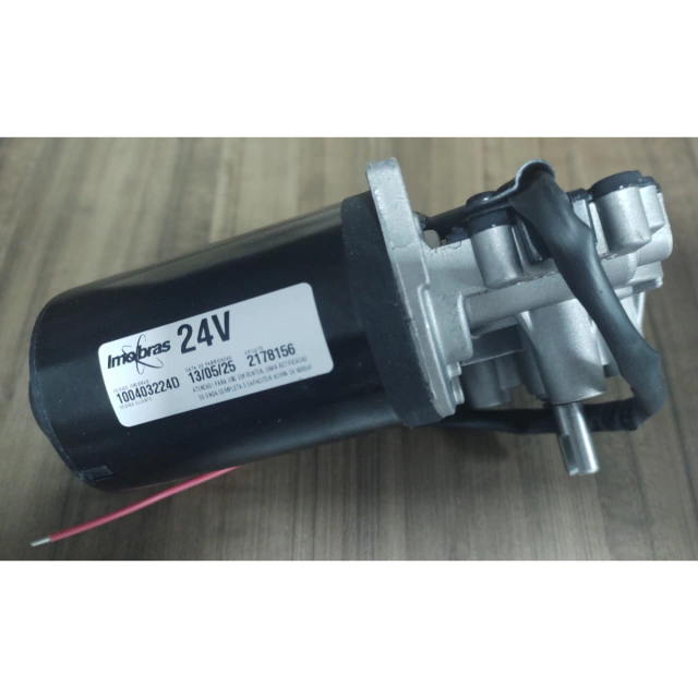 MOTOREDUTOR IMOBRAS 24VCC 72RPM E. CHAVETA IMOBRAS 100403224