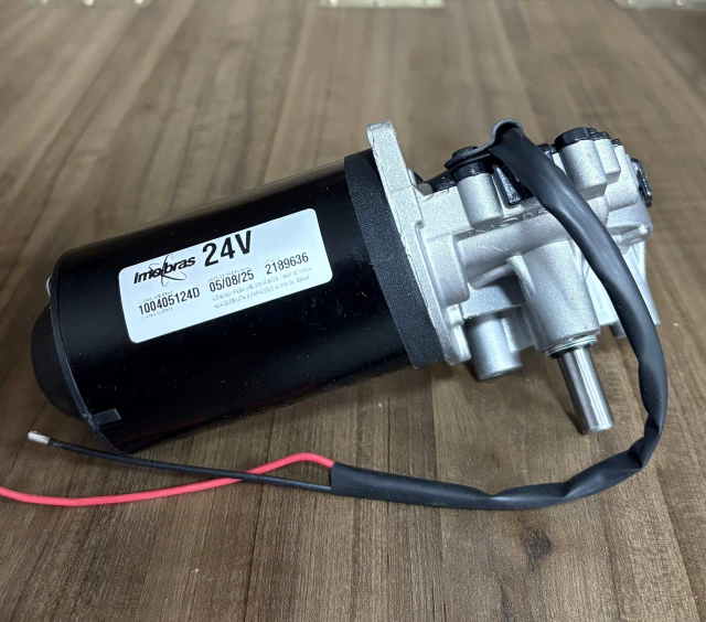 MOTOREDUTOR IMOBRAS 24VCC 107RPM E.LISO 100405124