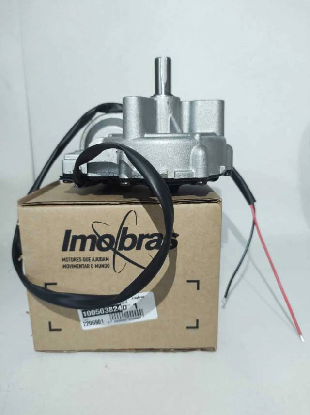 MOTOREDUTOR IMOBRAS 24V 82RPM C/CHAVETA 100503824 — imagem 3