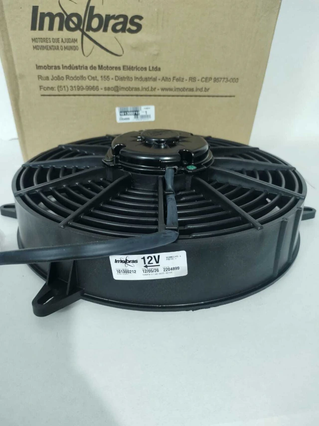 ELETROVENTILADOR AXILA IMOBRAS 12V 11' ASPIRANTE (101300212) — imagem 3